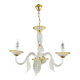 Murano glass chandelier with three lights, 20th century