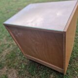 Small vintage oak veneer sideboard from the 1960s