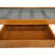 Vintage daybed 1960s minimalist design with drawer in wood