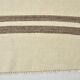 6x9 Cream & Brown Contemporary Vintage Kilim Rug, 184x282Cm