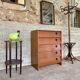 Vintage teak shoe cabinet – 1960s