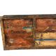 Vintage. XL green metal industrial suitcase / trunk.