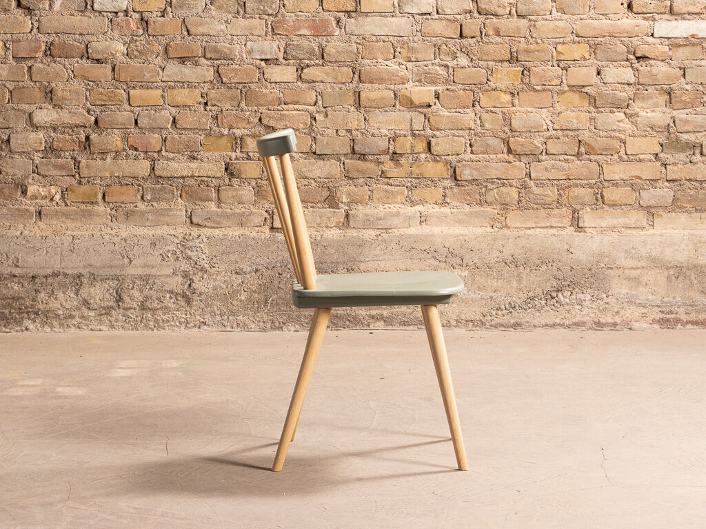 Fully restored and revamped barred chair
