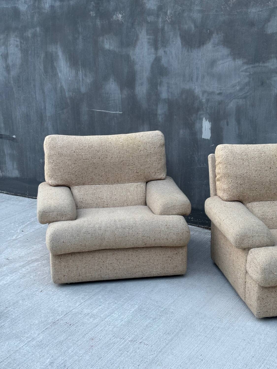 Paire de fauteuils, années 70-80