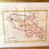 Old map Martinique