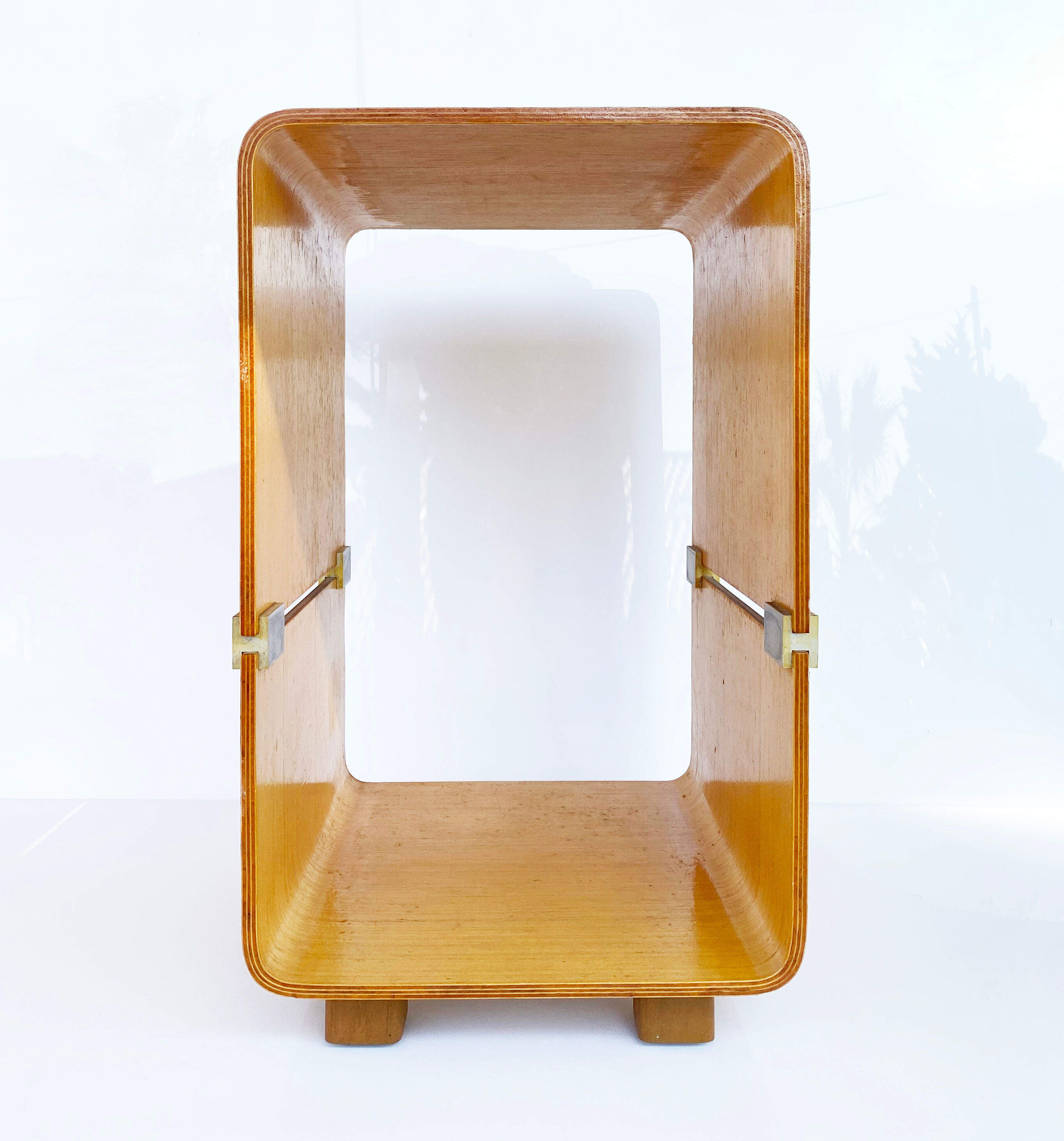 Pair of side tables or bedside plywood - Denmark, 60s