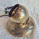 Pair of adjustable spot lamps in gold metal – Pierre Disderot Lighting, Paris
