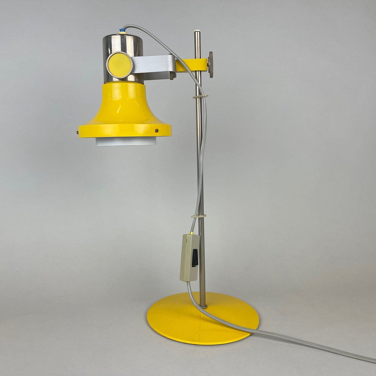 Vintage Table Lamp by Pavel Grus for Kamenický Šenov, Czechoslovakia, 1960's