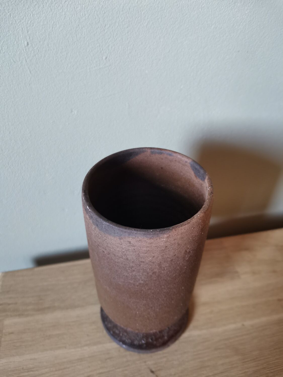 Mug or vase in vintage stoneware signed