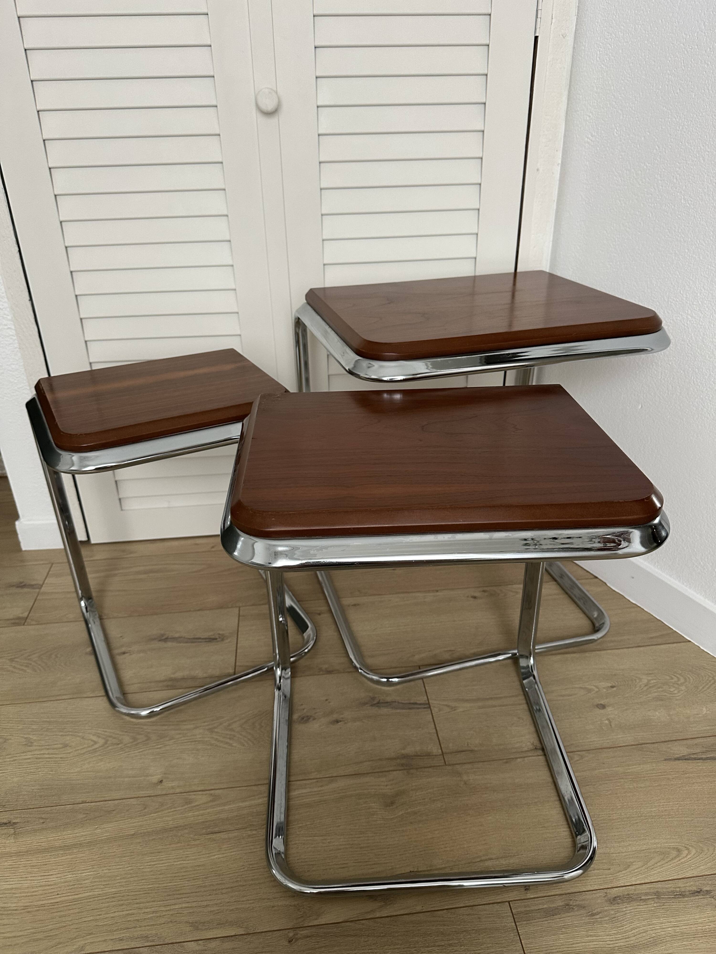 Set of 3 Vintage Nesting Tables