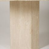 Octagonal Travertine Dining Table