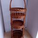 Vintage rattan bar service