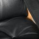 Ingmar Relling Siesta Lounge Chair and Ottoman in naturel Oak and Black Lea