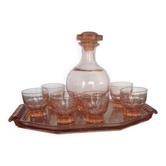 Service à liqueur en Rosaline