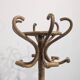 Boho rattan coat rack 1960s