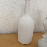 Lot de 3 vases vintage blancs