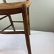 Chaise en bois et paille 