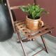 Small folding wooden chair