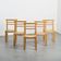 5 chaises en hêtre massif, travail français, 1980