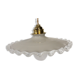 Vintage opaline hanging lamp