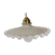 Vintage opaline hanging lamp