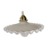 Vintage opaline hanging lamp