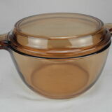 Ancienne cocotte plat ambré vision 2.5l