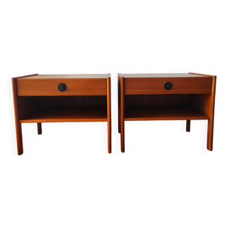 Pair of Scandinavian bedside tables, 1960