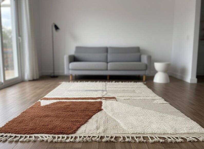 Authentic traditional handwoven Atlas Moroccan rug size 1.4/2.6.