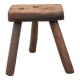 Tabouret bois tripode, tabouret de traite, porte-plante bois