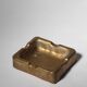 Cendrier en bronze brutalisme organique, années 1960
