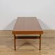 Table basse en teck du milieu du siècle par Johannes Andersen pour CFC Silkeborg, Danemark