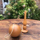 Wooden bilboquet