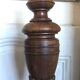 Pair of art deco wooden lamps