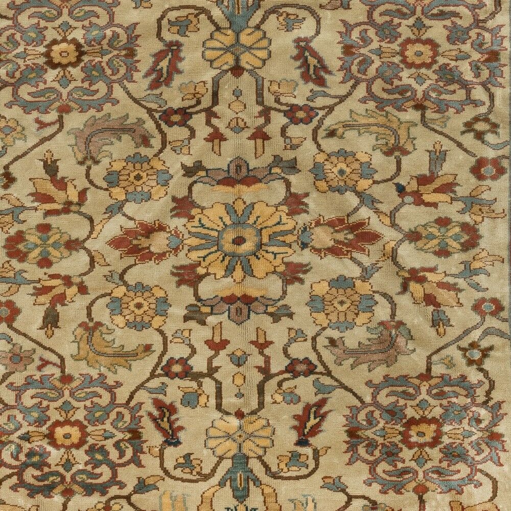 Vintage Handmade Turkish Oushak Rug. 100% Wool. Excellent Condition