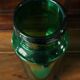 Green glass bottle