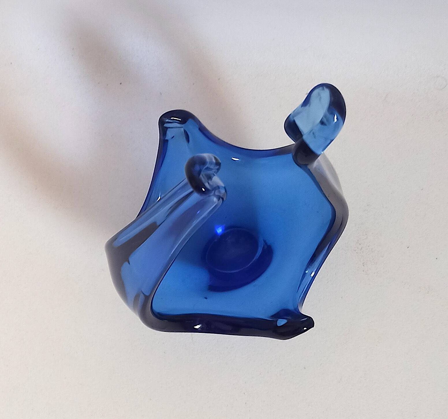 Viartec basket blue Colbat 70s Height 29.4 cm