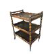 Old wooden serving trolley