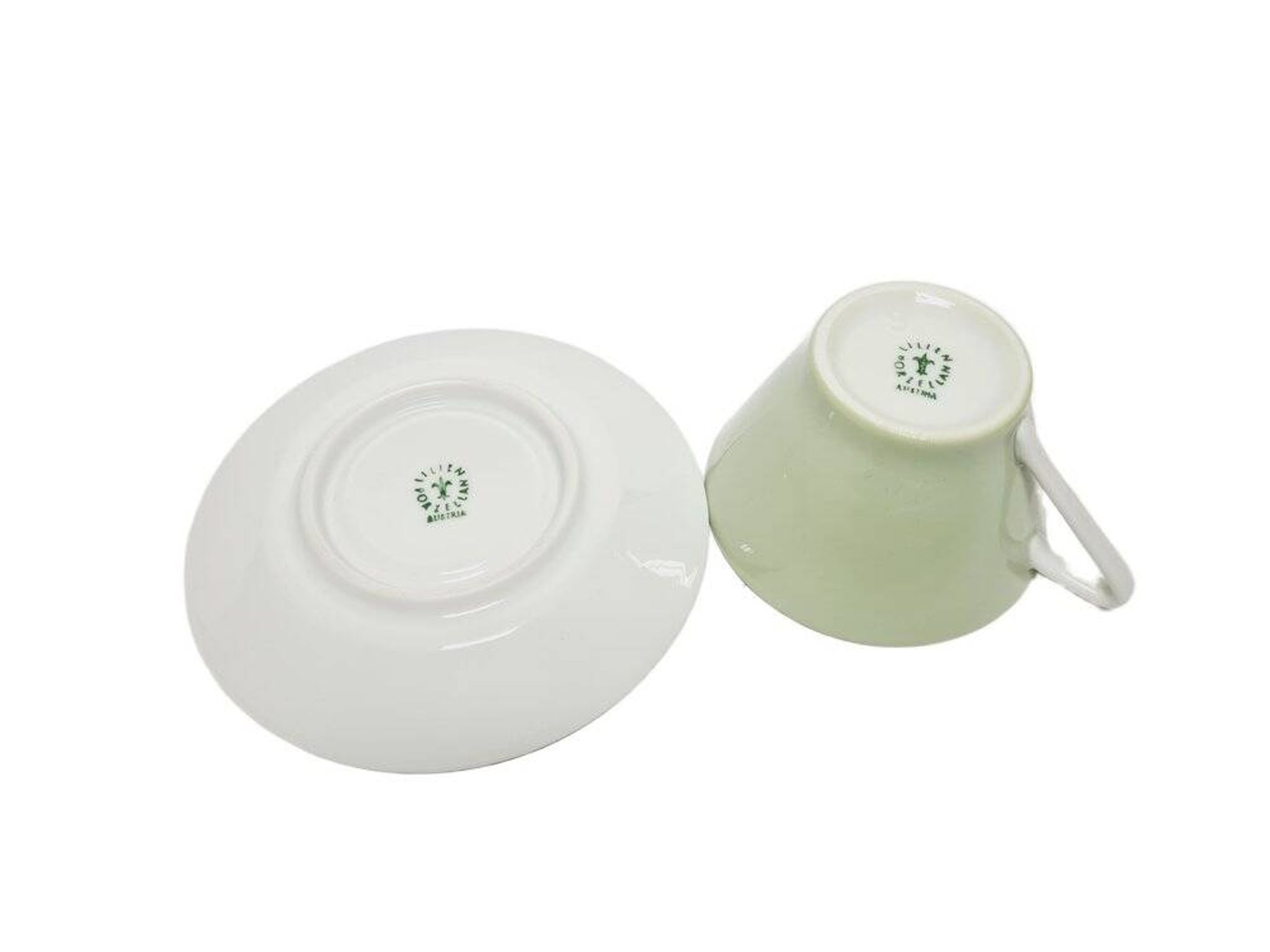 Tasse et soucoupe postmodernes, Autriche, années 1960, ensemble de 2