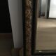 Black and gold mirror - 69 x 79cm