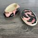 Vintage Jewellery Box Monaco Gold Pink