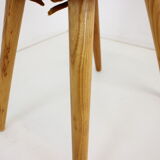 Mid-Century Wooden Stool or Footstool/Uluv, 1960s, Czechoslovakia Status, Submit