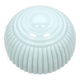 Art Deco ribbed ceiling lamp Polam Wilkasy, Poland, 1970s.