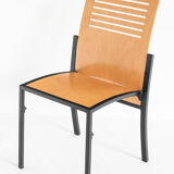 Ensemble de 7 chaises Robert vintage par Thomas Albrecht pour Atoll, Allemagne 1980