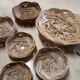 Lot 10 Wicker hamper handcrafted vintage