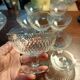 9 coupes a champagne baccarat années 20