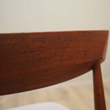 Set of four teak chairs, Danish design, 1960s, designer: H.W. Klein