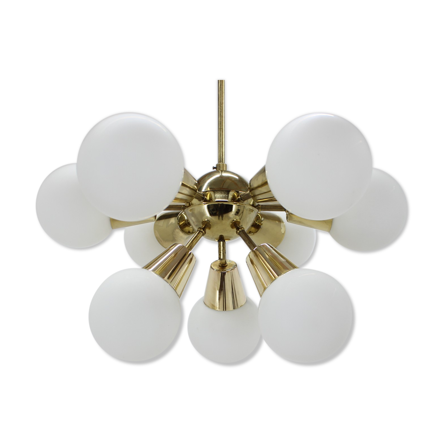 Mid-century chandelier/Sputnik/Kamenický Šenov, 1970´s