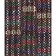 Vintage Anatolian Oushak Kars Handwoven Distressed Ushak Area Rug 5'3'' x 7'1''