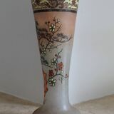 Legras glass cornet vase, "Spring" model (1900 - 1910)